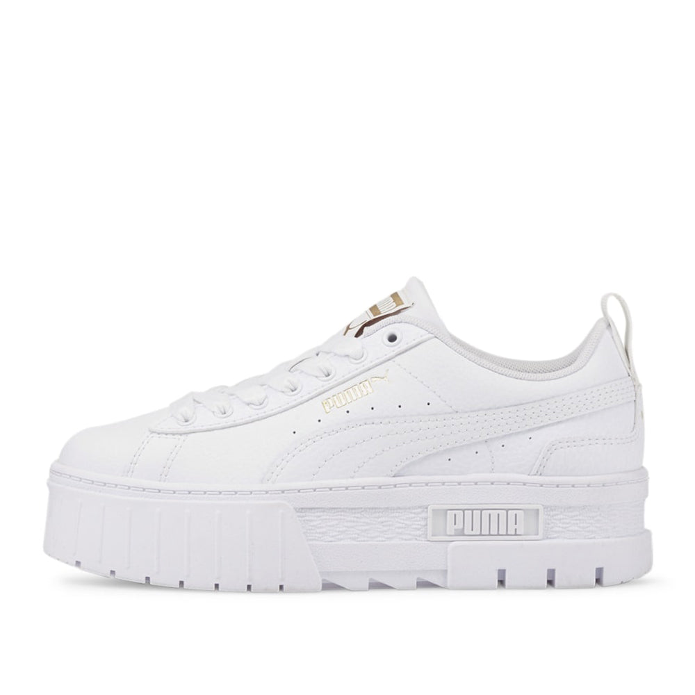 Sneakers Puma Mayze Lth jr Ragazza - Bianco