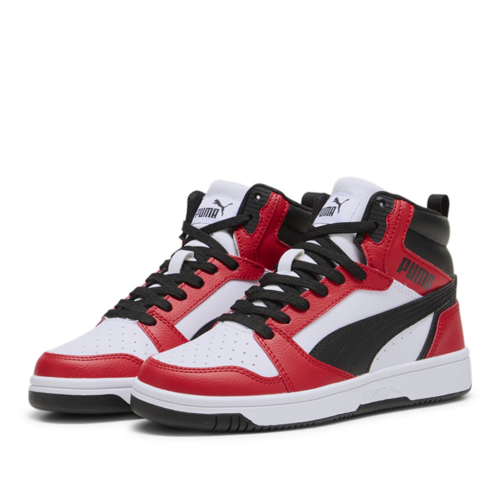 Sneakers Puma Rebound V6 Mid jr Bambino - Rosso