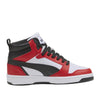 Sneakers puma rebound v6 mid jr bambino - rosso