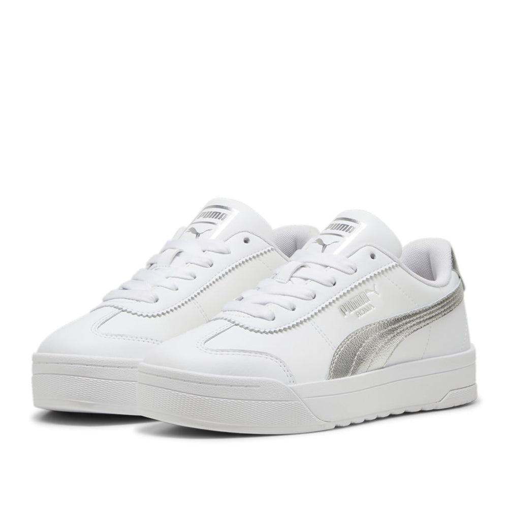 Sneakers Puma Roma Feminine Metallic Wns Donna - Bianco