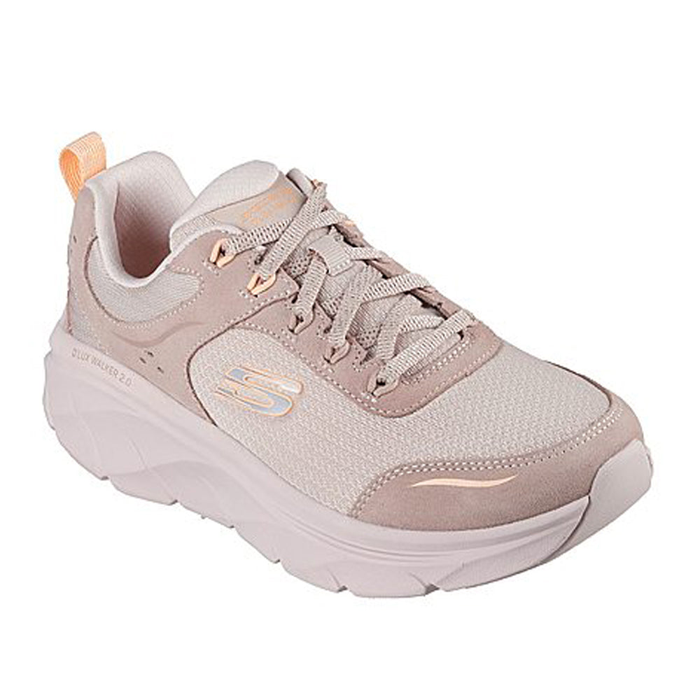 Scarpa Running Skechers D'lux Walker 2.0-Autumn Sun Donna - Rosa