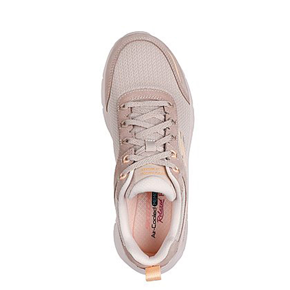 Scarpa Running Skechers D'lux Walker 2.0-Autumn Sun Donna - Rosa