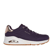 Sneakers Skechers Uno - Shimmer Away Donna - Bordeaux