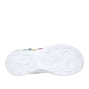 Sneakers Skechers Infinite Heart Light Bambina - Argento