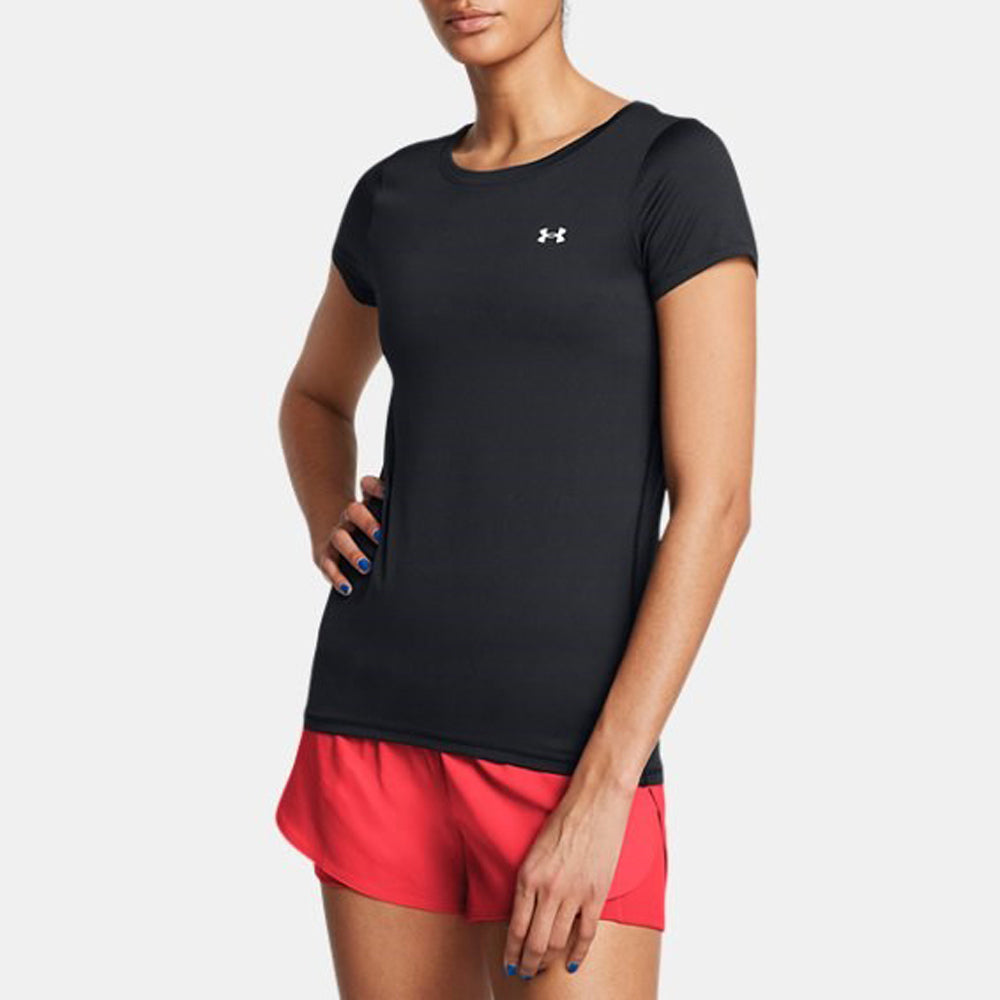 T-Shirt Under Armour Donna - Nero