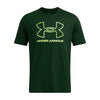 T-shirt under armour uomo - verde