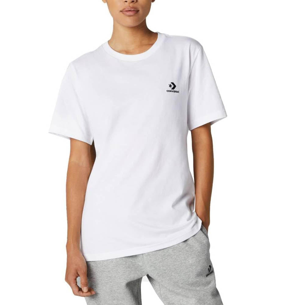 T-Shirt Converse Star Chevron Unisex Adulto - Bianco