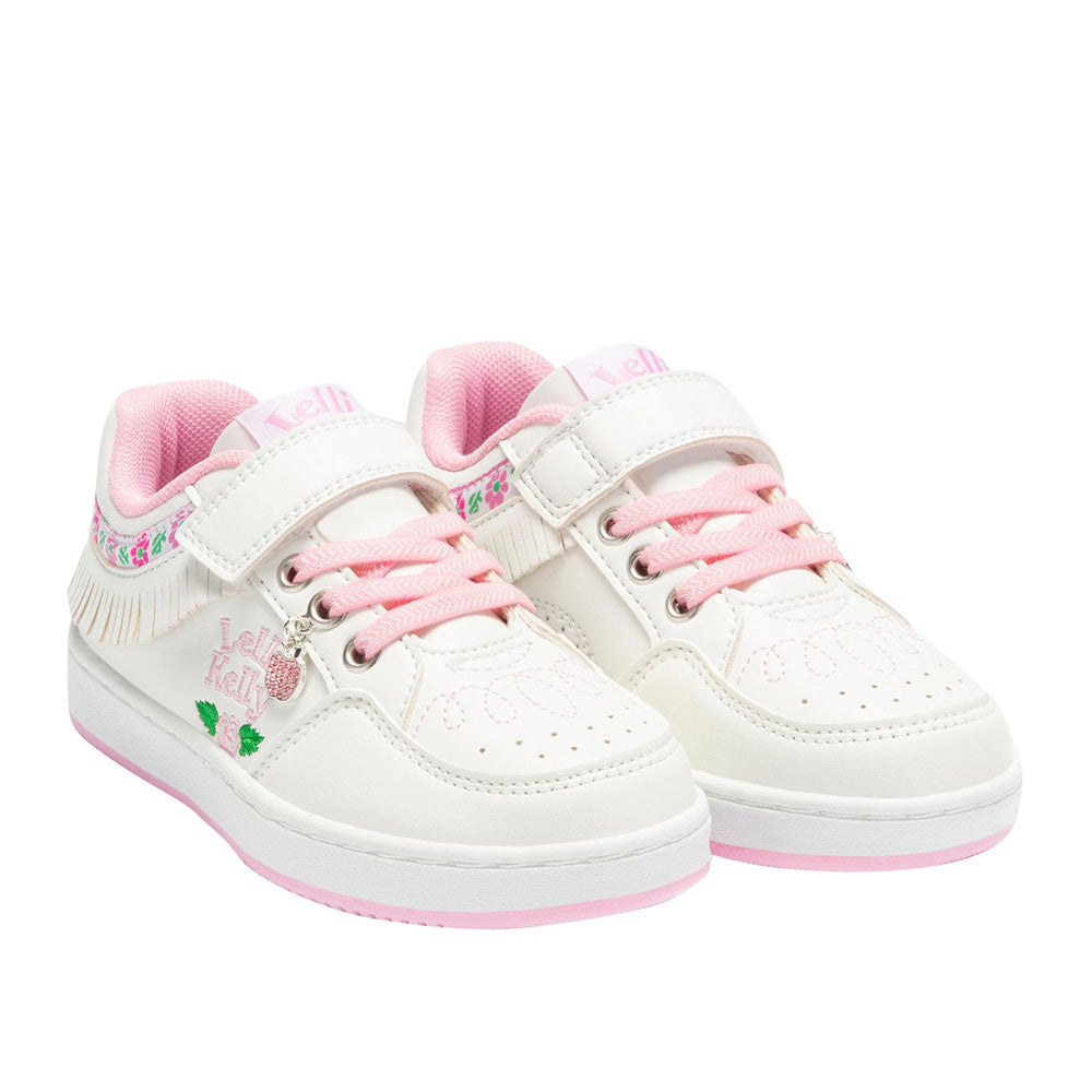 Sneakers Lelli Kelly Frangetta Bambina - Bianco