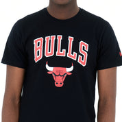 T-Shirt New Era Chicago Bulls Uomo - Nero