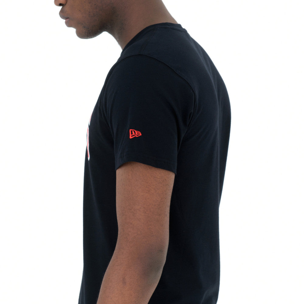 T-Shirt New Era Chicago Bulls Uomo - Nero