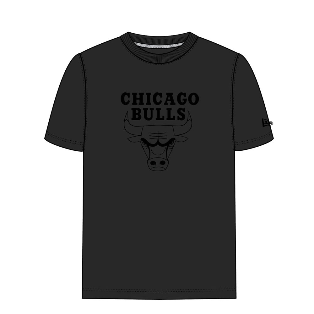 T-Shirt New Era Chicago Bulls Uomo - Nero