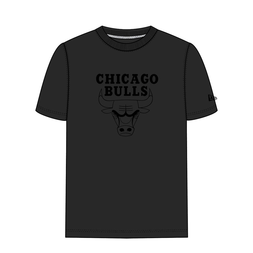 T-Shirt New Era Chicago Bulls Uomo - Nero