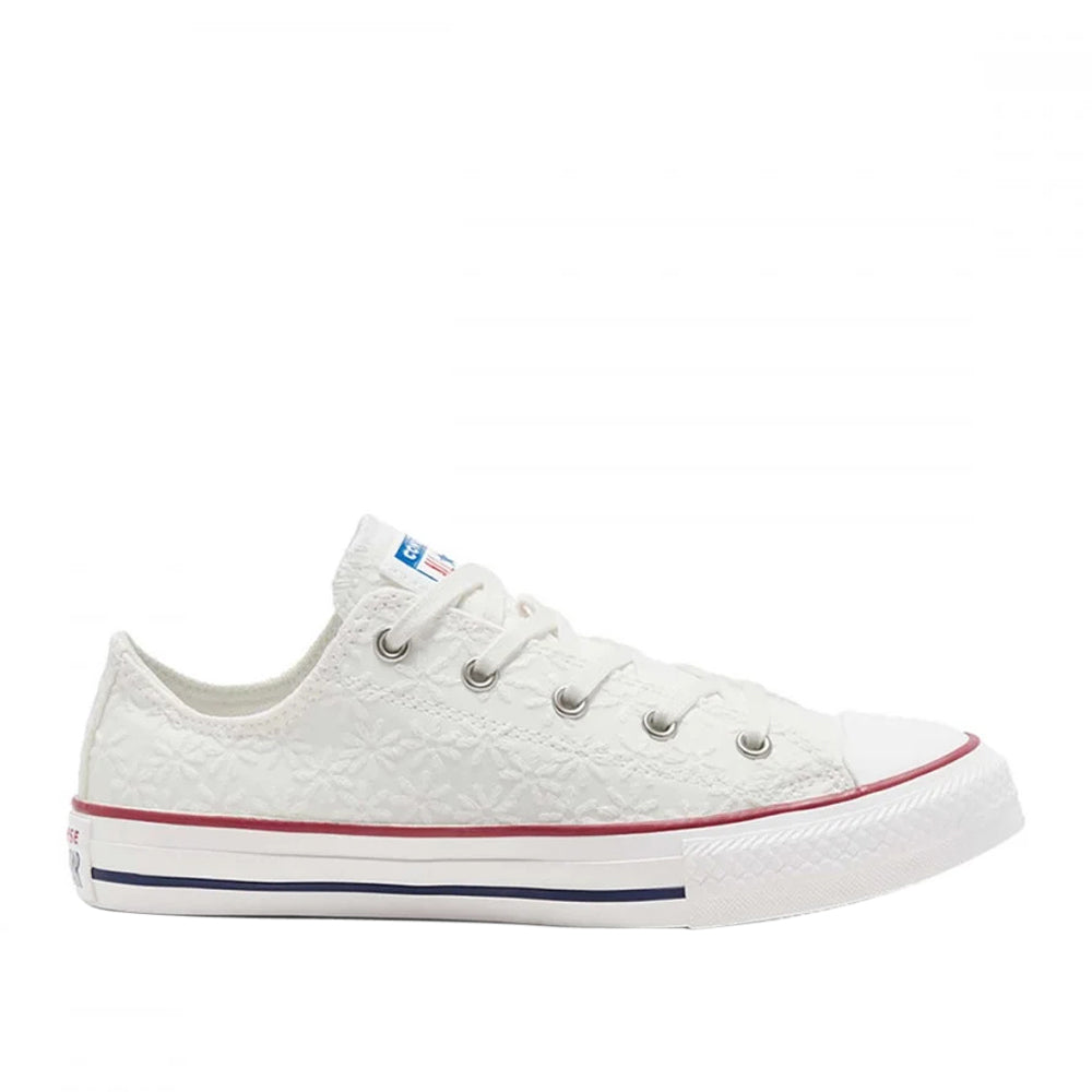 Sneakers Converse Chick Taylor All Star ox Unisex Ragazzo - Bianco